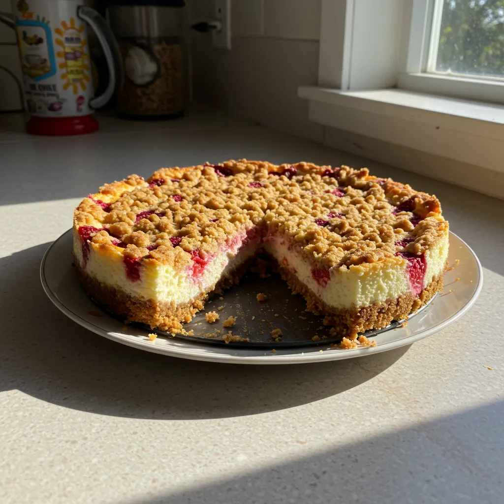 Berrylicious Strawberry Crunch Cheesecake: A Decadent Berry Paradise - secondary view